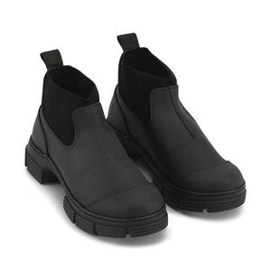 Ganni - Rubber Crop City Boots (Never Worn)